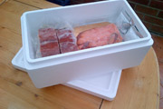 1.5kg Sample Poly Box Used To Send Salmon