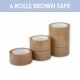 Tape type: 6x Brown rolls