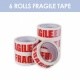 Tape type: 6x Fragile rolls